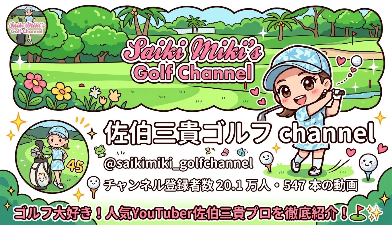 佐伯三貴ゴルフchannel