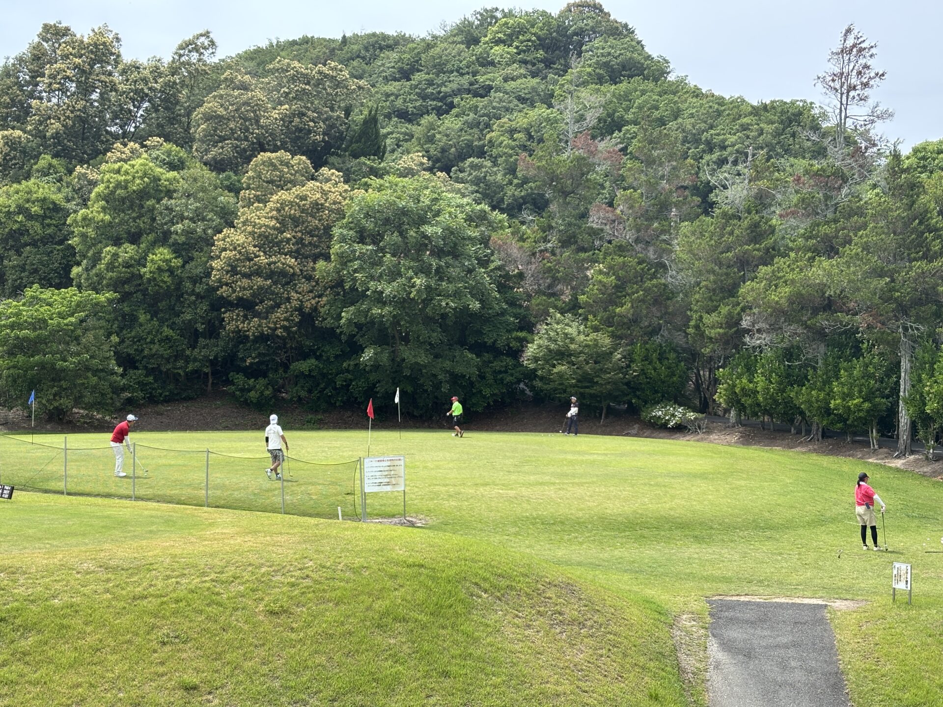 泉佐野CC アプローチ練習場
