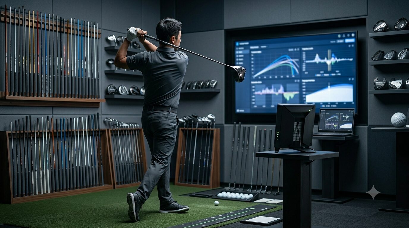 ゴルフフィッティングでドライバーとパターを自分仕様に最適化