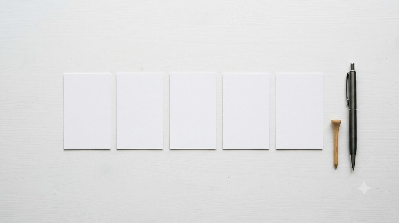5つの選択肢を比較検討するイメージ