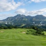 大分の高原ゴルフ場と温泉のイメージ